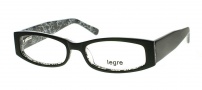 Legre LE130 Eyeglasses Eyeglasses - 435 Black / Silver Dragon Pattern