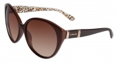 Bebe BB 7077 Sunglasses Sunglasses - Topaz Crystal / Brown Gradient Lenses