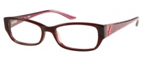 Guess GU 2305 Eyeglasses Eyeglasses - BU: Crystal Burgundy
