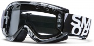 Smith Optics Fuel V.1 Max Enduro Moto Goggles  Goggles - Black / Silver Static / Clear AFC Dual Airflow Lens