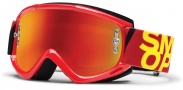 Smith Optics Fuel V.1 Max M Moto Goggles Goggles - Gloss Red / Red Mirror