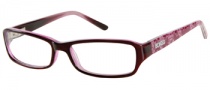 Bongo B Lacey Eyeglasses Eyeglasses - BUR: Burgundy Pink 