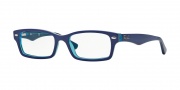 Ray Ban RY1530 Eyeglasses Eyeglasses - 3587 Top Blue On Azure Transparent