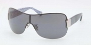 Coach HC7010 Sunglasses Sunglasses - 906081 Silver / Blue Polar Gray