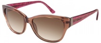 Candies COS Riley Sunglasses Sunglasses - BRN-34: Transparent Brown