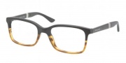 Bvlgari BV3018 Eyeglasses Eyeglasses - 5227 Black Gradient Striped Brown / Demo Lens