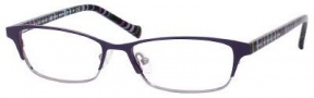 Marc By Marc Jacobs MMJ 504 Eyeglasses Eyeglasses - Violet Ruthenium Striped Fuchsia