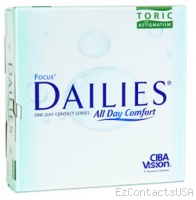 Focus Dailies Toric 90 Pk - Focus