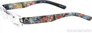 Ed Hardy Lites EHL 801 Eyeglasses - Ed Hardy