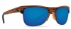 Costa Del Mar Pawleys Sunglasses - Teak / Gunmetal Frame
