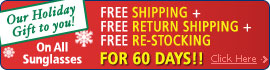 Free Shipping, Free Returen Shipping and No Re-Stocking Fee For 60 Days!! 