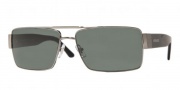 Versace VE2075 Sunglasses - 1001/71 Gunmetal/Grey Green Lenses