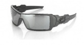 Oakley Oil Rig Sunglasses - (03-464) Matte Black/Black Iridium