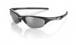 Oakley Half Jacket Polarized Sunglasses - (12-800) Jet Black/Black Iridium Polarized