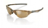 Oakley Half Jacket Polarized Sunglasses - (12-896) Brown Smoke/Tungsten Iridium Polarized