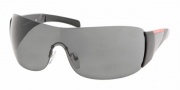 Prada PS 07HS Sunglasses Sunglasses - 1AB1A1 Gloss Black/Gray