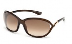 Tom Ford 0008 Jennifer Sunglasses Sunglasses - 692 Dark Brown / Brown Gradient