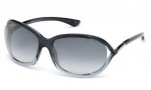 Tom Ford 0008 Jennifer Sunglasses Sunglasses - 20B Grey / Gradient Smoke