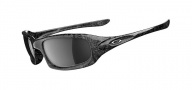 Oakley Fives Polarized Sunglasses - 12-993 Black-Silver Text/Black Irid. Pol.
