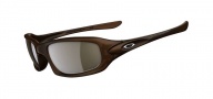 Oakley Fives Polarized Sunglasses - 12-995 Matte Rootbeer/Tungsten Irid. Pol.