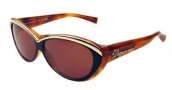 DSquared2 DQ0018/S Sunglasses - (05E)Black Gold Brown /Brown Lenses