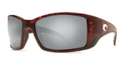 Costa Del Mar Blackfin Sunglasses Tortoise Frame Sunglasses - Silver Mirror / 580G