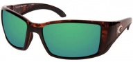 Costa Del Mar Blackfin Sunglasses Tortoise Frame Sunglasses - Green Mirror / 400G