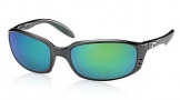 Costa Del Mar Brine Sunglasses Matte Black Frame Sunglasses - Green Mirror Glass/COSTA 400