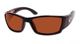 Costa Del Mar Corbina Shiny Tortoise Frame Sunglasses - Green Mirror / 400G