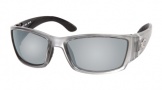 Costa Del Mar Corbina Sunglasses Silver Frame Sunglasses - Grey / 580G