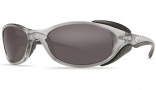 Costa Del Mar Frigate Sunglasses Silver Frame Sunglasses - Gray / 580P