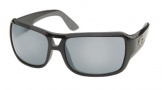 Costa Del Mar Gallo - Shiny Black Frame Sunglasses - Silver Mirror Glass/COSTA 580