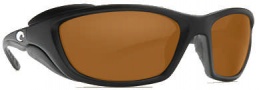 Costa Del Mar Man o War Sunglasses - Black Frame Sunglasses - Dark Amber / 400G