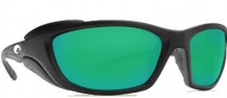 Costa Del Mar Man o War Sunglasses - Black Frame Sunglasses - Green Mirror / 400G