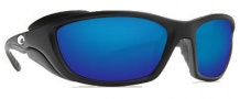 Costa Del Mar Man o War Sunglasses - Black Frame Sunglasses - Blue Mirror / 580G