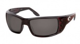 Costa Del Mar Permit Sunglasses Shiny Tortoise Frame Sunglasses - Blue Mirror Glass/COSTA 400