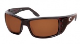 Costa Del Mar Permit Sunglasses Shiny Tortoise Frame Sunglasses - Copper / 580P