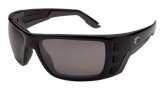 Costa Del Mar Permit Sunglasses Matte Black Frame Sunglasses - Blue Mirror Glass/COSTA 400