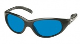Costa Del Mar Wave Killer Sunglasses Matte Black Frame Sunglasses - Blue Mirror Glass/COSTA 400