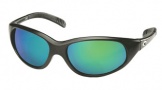 Costa Del Mar Wave Killer Sunglasses Matte Black Frame Sunglasses - Green Mirror Glass/COSTA 400