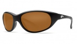 Costa Del Mar Wave Killer Sunglasses Matte Black Frame Sunglasses - Gray Glass/COSTA 580