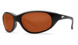 Costa Del Mar Wave Killer Sunglasses Matte Black Frame Sunglasses - Blue Mirror Glass/COSTA 580