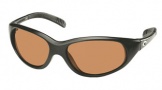 Costa Del Mar Wave Killer Sunglasses Matte Black Frame Sunglasses - Amber CR 39/COSTA 400