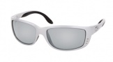 Costa Del Mar Zane Sunglasses Silver Frame Sunglasses - Gray Glass/COSTA 580