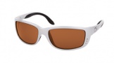 Costa Del Mar Zane Sunglasses Silver Frame Sunglasses - Copper / 580P