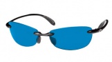 Costa Del Mar Filament Sunglasses - Shiny Black/Blue Mirror COSTA 400