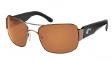 Costa Del Mar Placida - Gunmetal Frame Sunglasses - Amber CR 39/COSTA 400