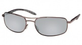 Costa Del Mar Seven Mile Sunglasses Satin Gunmetal Frame Sunglasses - Gray Glass/COSTA 580