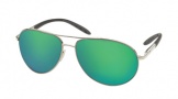 Costa Del Mar Wingman Sunglasses Palladium Frame Sunglasses - Green Mirror Glass/COSTA 400