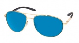 Costa Del Mar Wingman Sunglasses Gold Frame Sunglasses - Blue Mirror Glass/COSTA 400